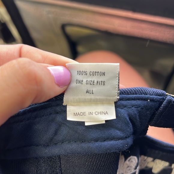 Down Under Australia Melbourne Velcro Back Hat Cap Blue Brown Velvet Embroidered - Picture 9 of 10